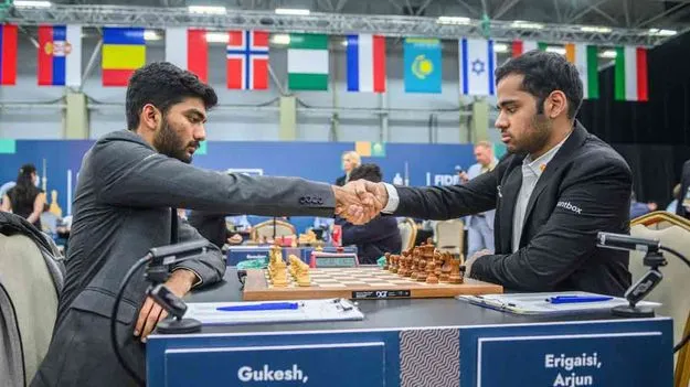 FIDE Grand Swiss 2025: అర్జున్‌ గెలుపు గుకేష్‌ ఓటమి