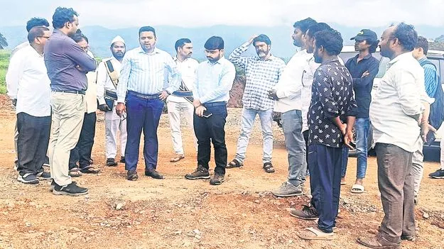 డిప్యూటీ సీఎం పర్యటన ఏర్పాట్ల పరిశీలన