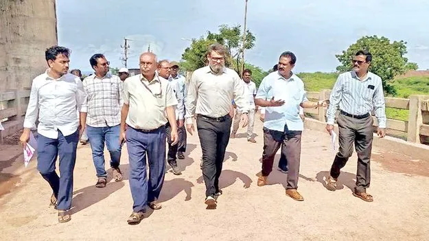 పోతిరెడ్డిపాడును పరిశీలించిన కేఆర్‌ఎంబీ ఇన్‌చార్జి చైర్మన్‌