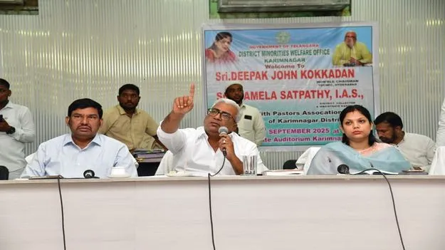 క్రైస్తవ మైనార్టీల సంక్షేమానికి కృషి 