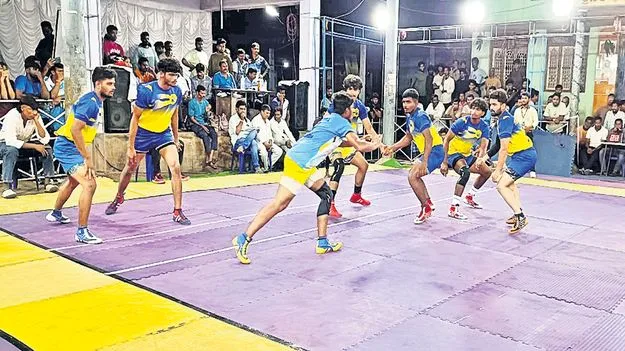 రాష్ట్ర స్థాయి కబడ్డీ పోటీలు ప్రారంభం