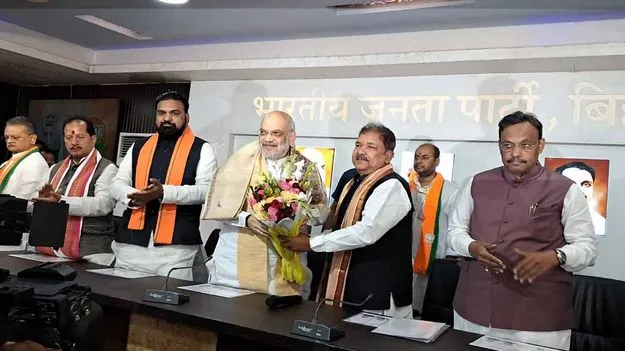 Bihar Polls: సీట్ల పంపకాలపై అమిత్‌షా కీలక సమావేశం