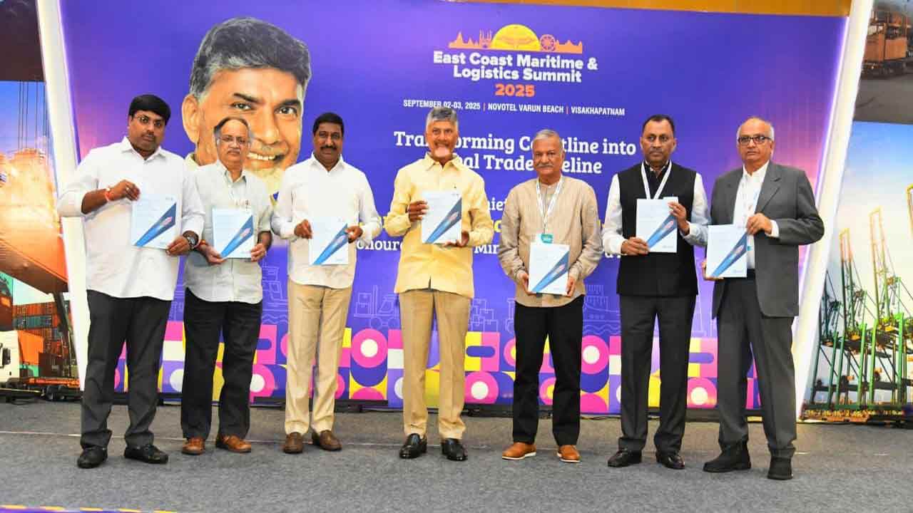 East Coast Maritime Logistics Summit: ఏపీలో లాజిస్టిక్ అభివృద్ధికి కట్టుబడి ఉన్నాం: సీఎం చంద్రబాబు