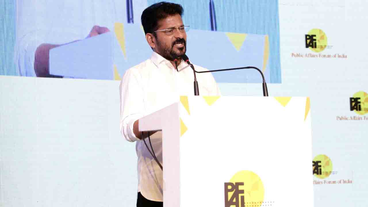 CM Revanth Reddy: ఢిల్లీలో ప‌బ్లిక్ ఎఫైర్స్ ఫోరం ఆఫ్ ఇండియా సదస్సులో పాల్గొన్న సీఎం రేవంత్‌