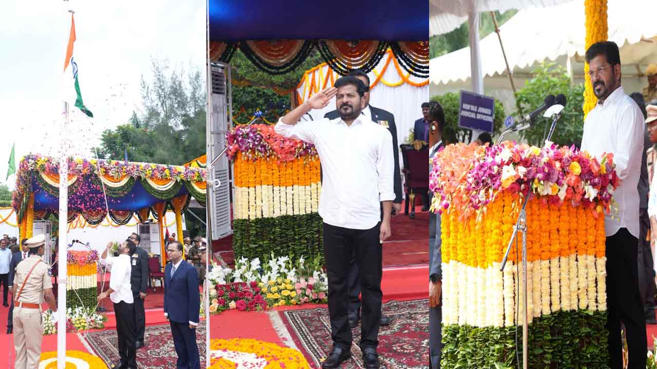 గన్‌పార్క్‌లో అమర వీరులకు సీఎం రేవంత్ ఘన నివాళి