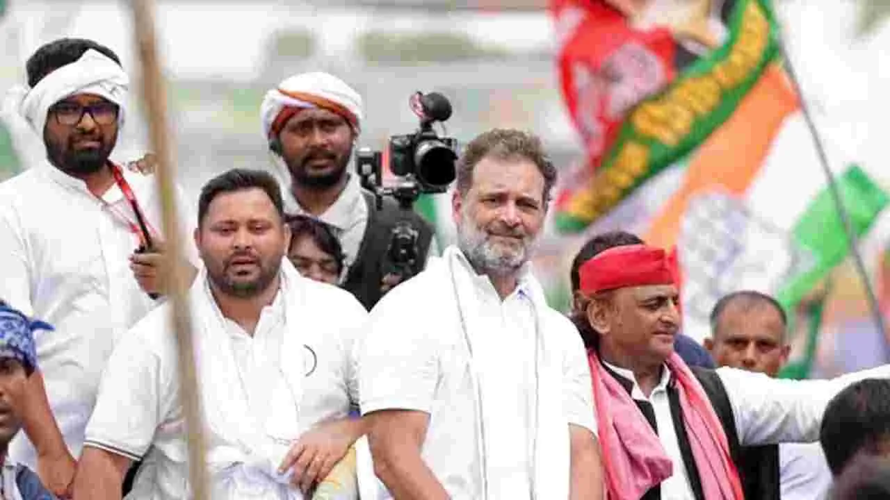 Bihar Poll Meet: ఇండియా కూటమి మధ్య కుదిరిన సీట్ల పంపకాలు