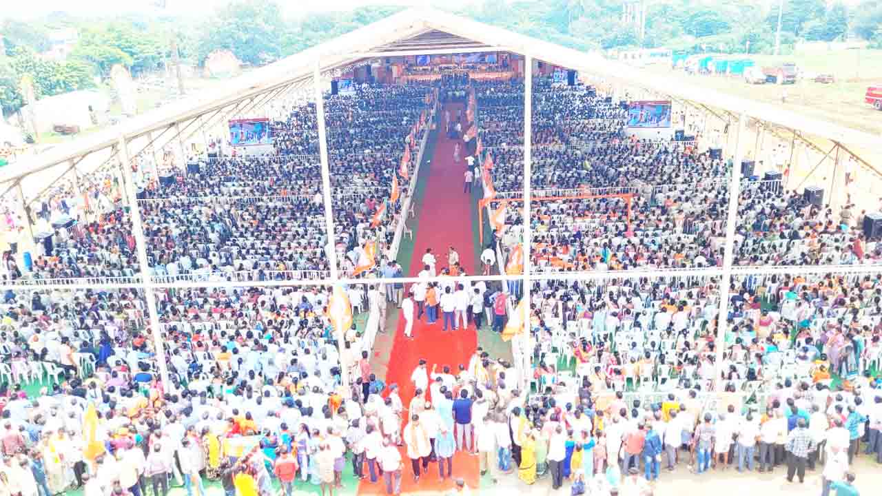 JP Nadda: విశాఖపట్నంలో సారథ్యం  సభ.. హాజరైన జేపీ నడ్డా