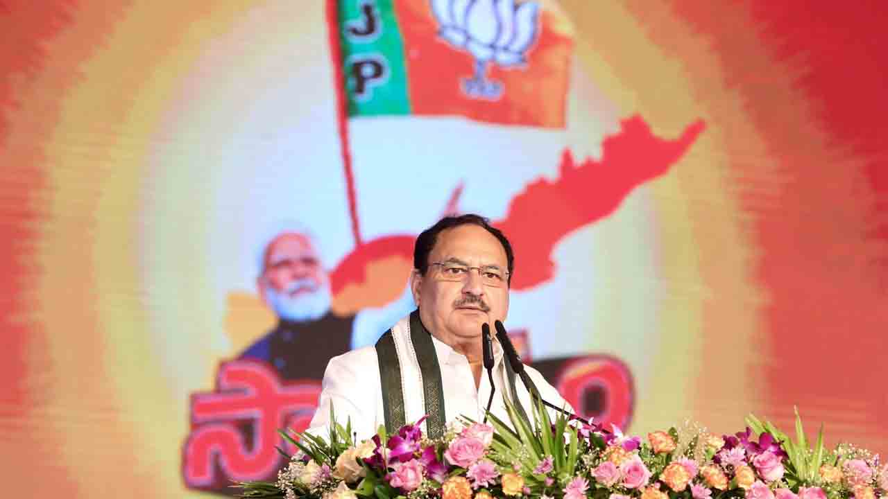 JP Nadda: విశాఖపట్నంలో సారథ్యం  సభ.. హాజరైన జేపీ నడ్డా