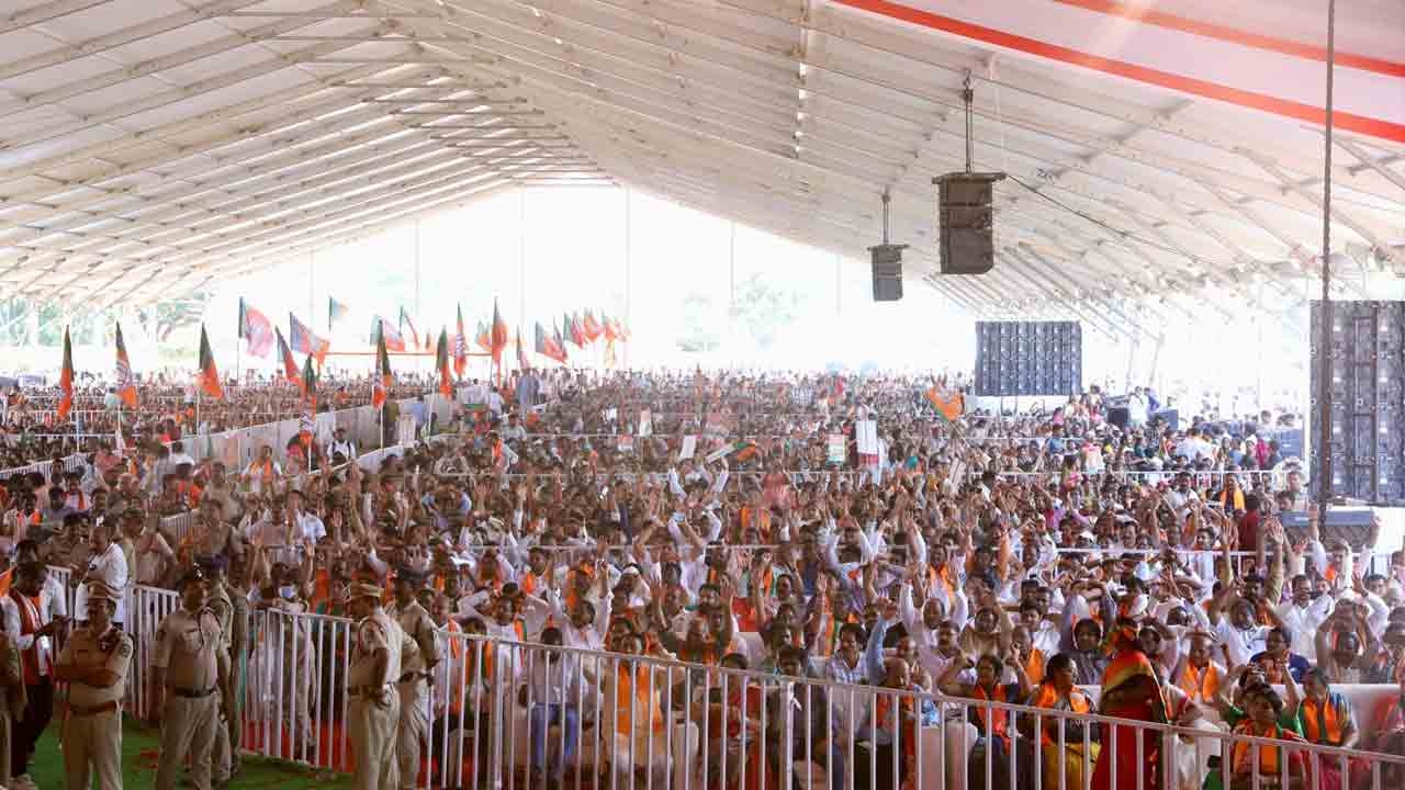 JP Nadda: విశాఖపట్నంలో సారథ్యం  సభ.. హాజరైన జేపీ నడ్డా