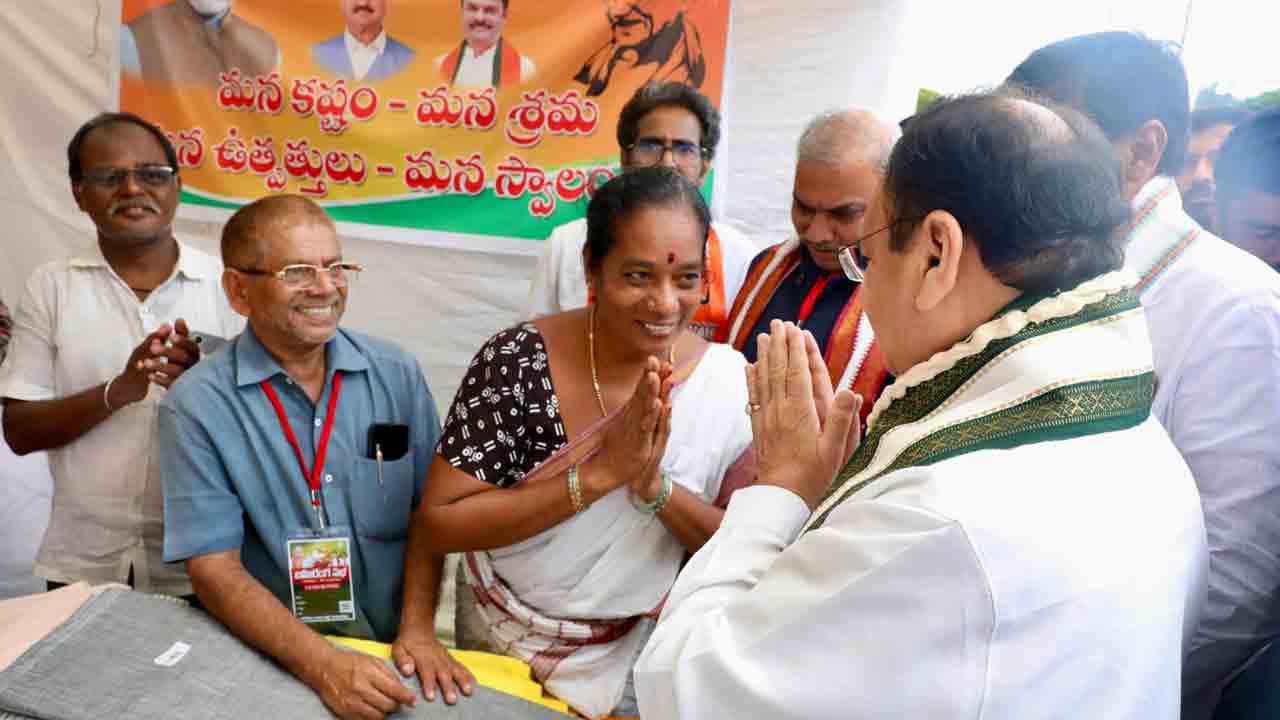 JP Nadda: విశాఖపట్నంలో సారథ్యం  సభ.. హాజరైన జేపీ నడ్డా