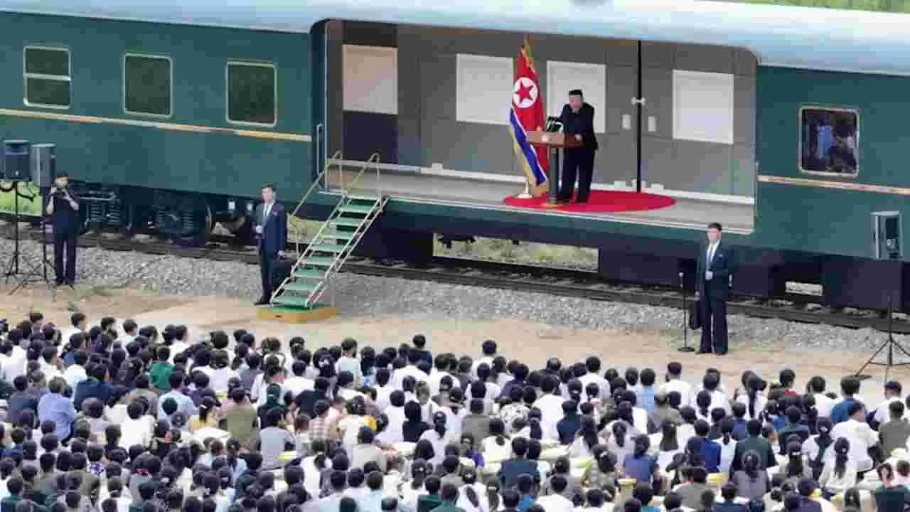 Kim Jong: చైనా పర్యటన.. బుల్లెట్ ప్రూఫ్ రైల్లో బయలుదేరిన ఉత్తరకొరియా అధ్యక్షుడు