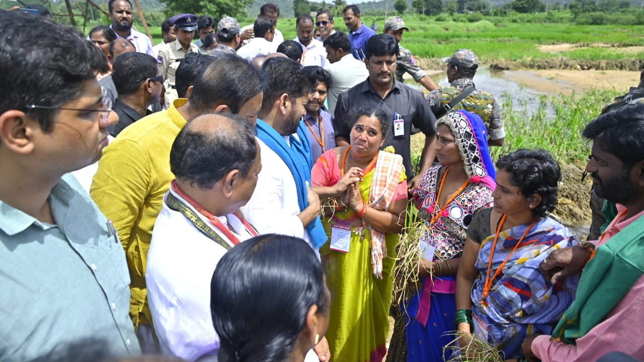 CM Revanth Reddy in kamareddy: వరద బాధితులను ఆదుకొంటాం: సీఎం రేవంత్ రెడ్డి