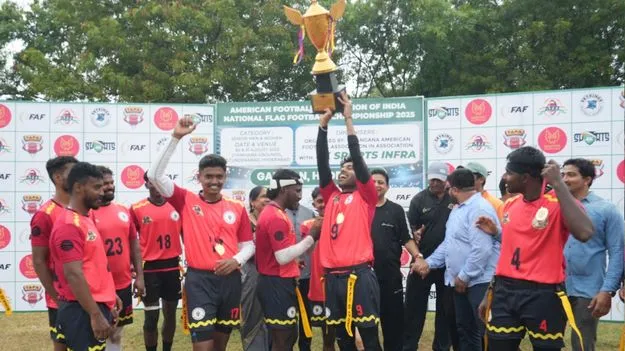  American Flag Football: అమెరికన్ ఫ్లాగ్ ఫుట్‌బాల్ నేషనల్ చాంపియన్‌షిప్ 2025లో కర్ణాటక, ఉత్తరప్రదేశ్ విజేతలు