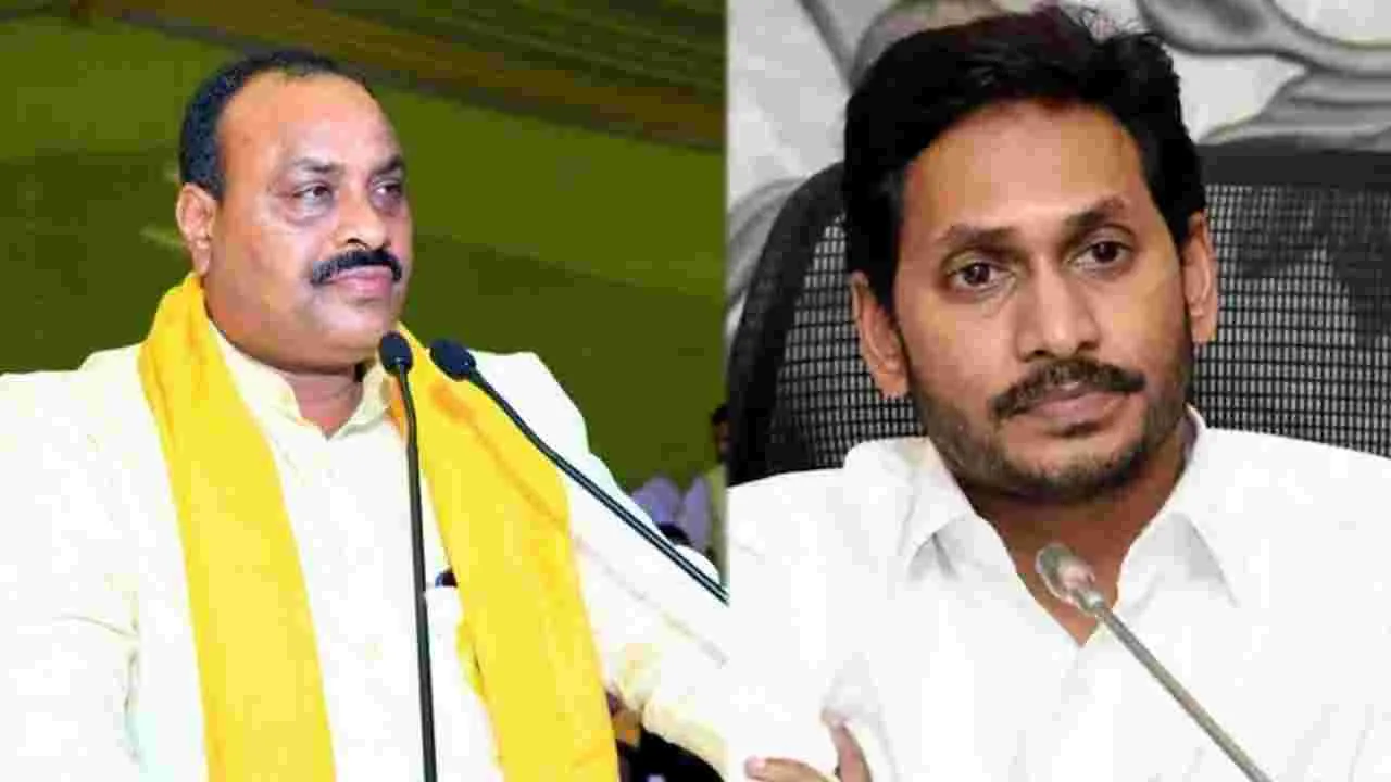 పిచ్చోడు జగన్‌.. మళ్లీ చెలరేగిపోతున్నాడు: అచ్చెన్న