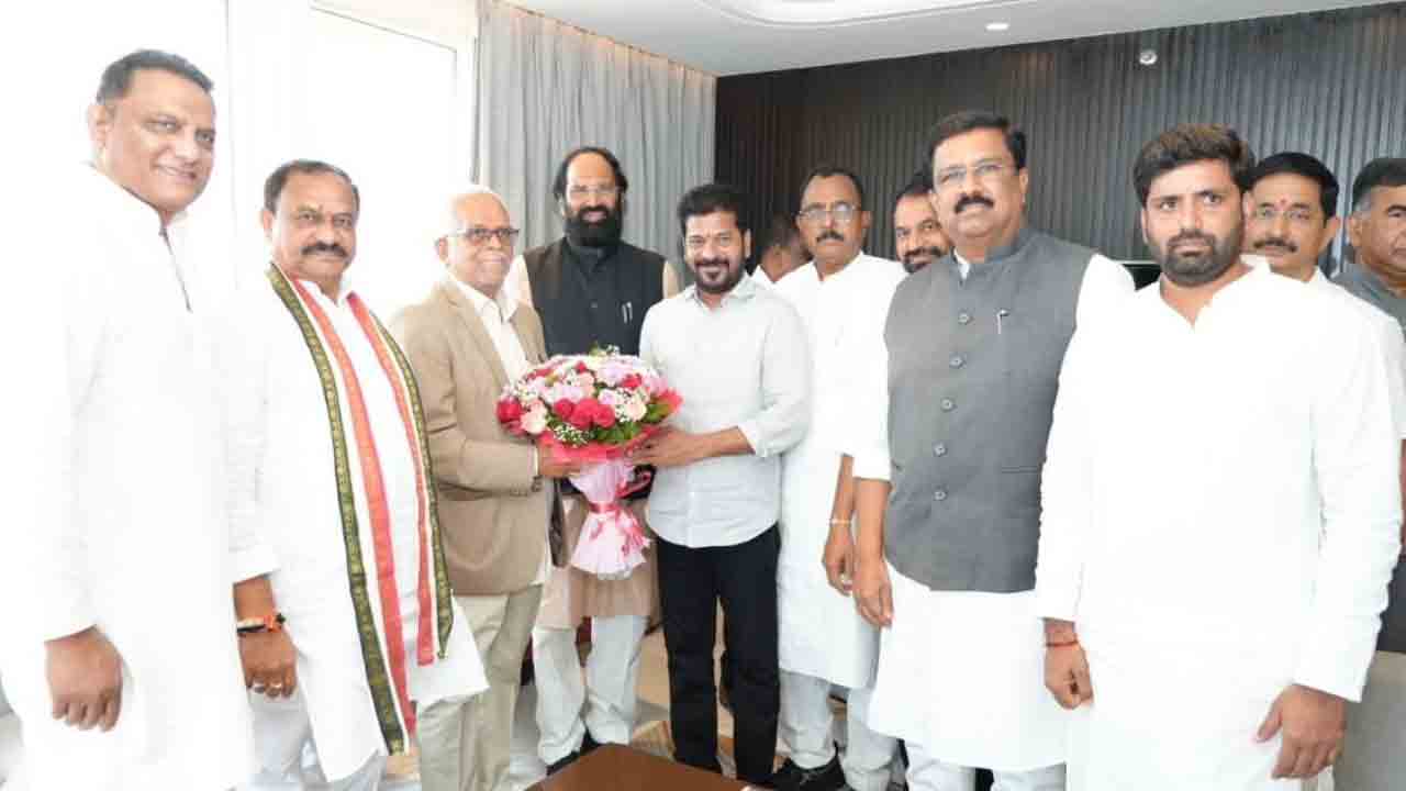 CM Revanth Reddy: జ‌స్టిస్ సుద‌ర్శ‌న్ రెడ్డితో సీఎం రేవంత్‌రెడ్డి భేటీ