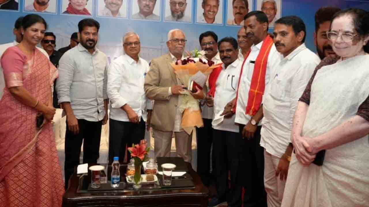 CM Revanth Reddy: జ‌స్టిస్ సుద‌ర్శ‌న్ రెడ్డితో సీఎం రేవంత్‌రెడ్డి భేటీ