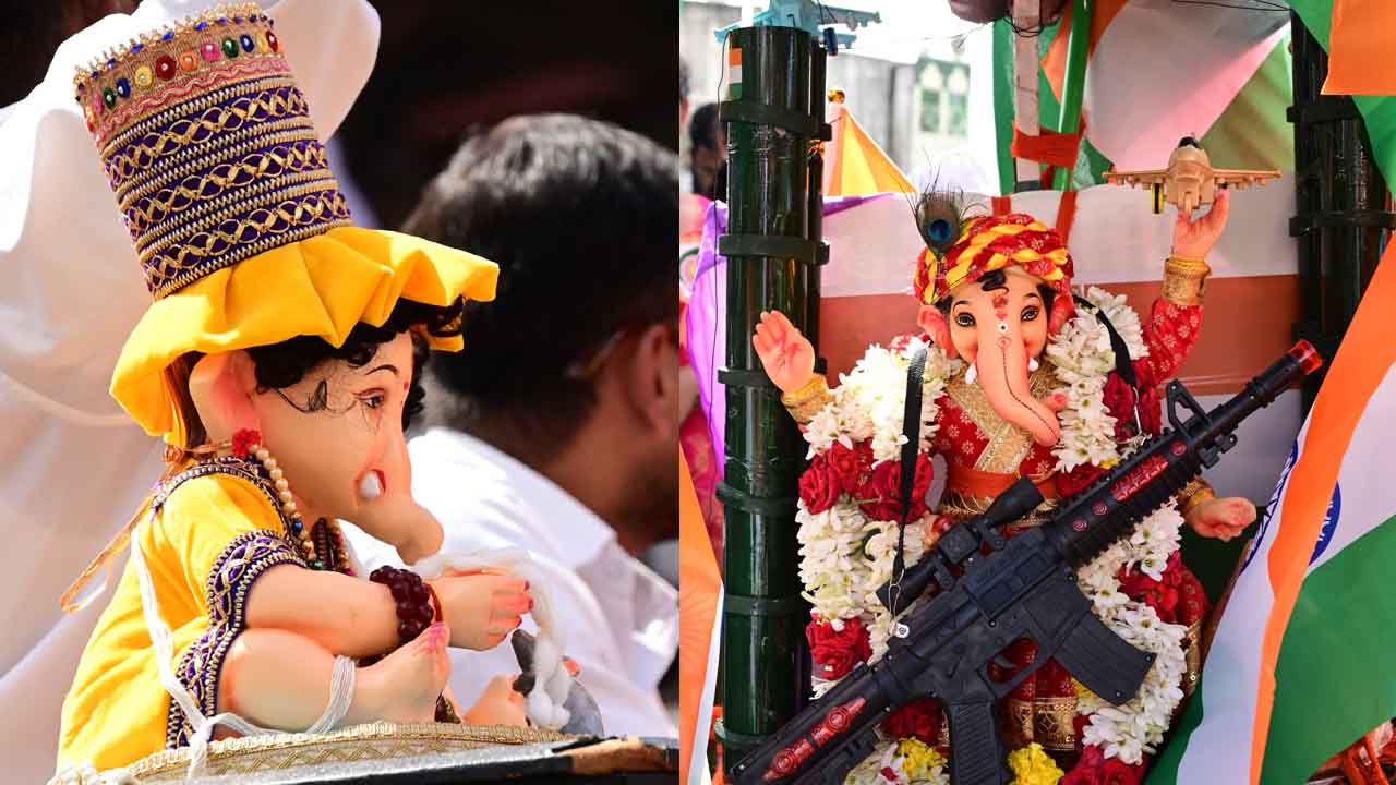 Ganesha Immersions Highlights: వావ్.. గణేష్ నిమజ్జనంలో అదరగొట్టేశారుగా..