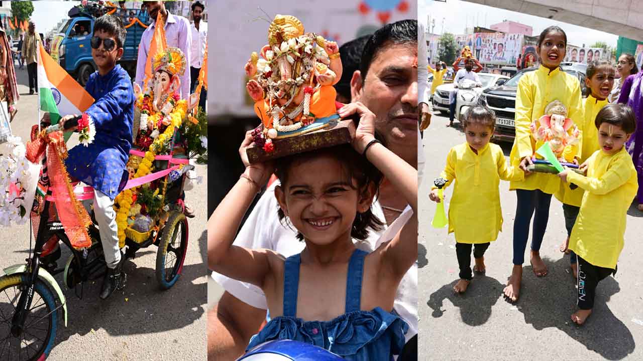 Ganesha Immersions Highlights: వావ్.. గణేష్ నిమజ్జనంలో అదరగొట్టేశారుగా..