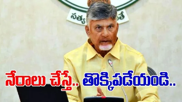 AP CM Chandrababu Naidu: రాజకీయ ముసుగులో నేరాలు చేస్తే తొక్కిపడేయండి