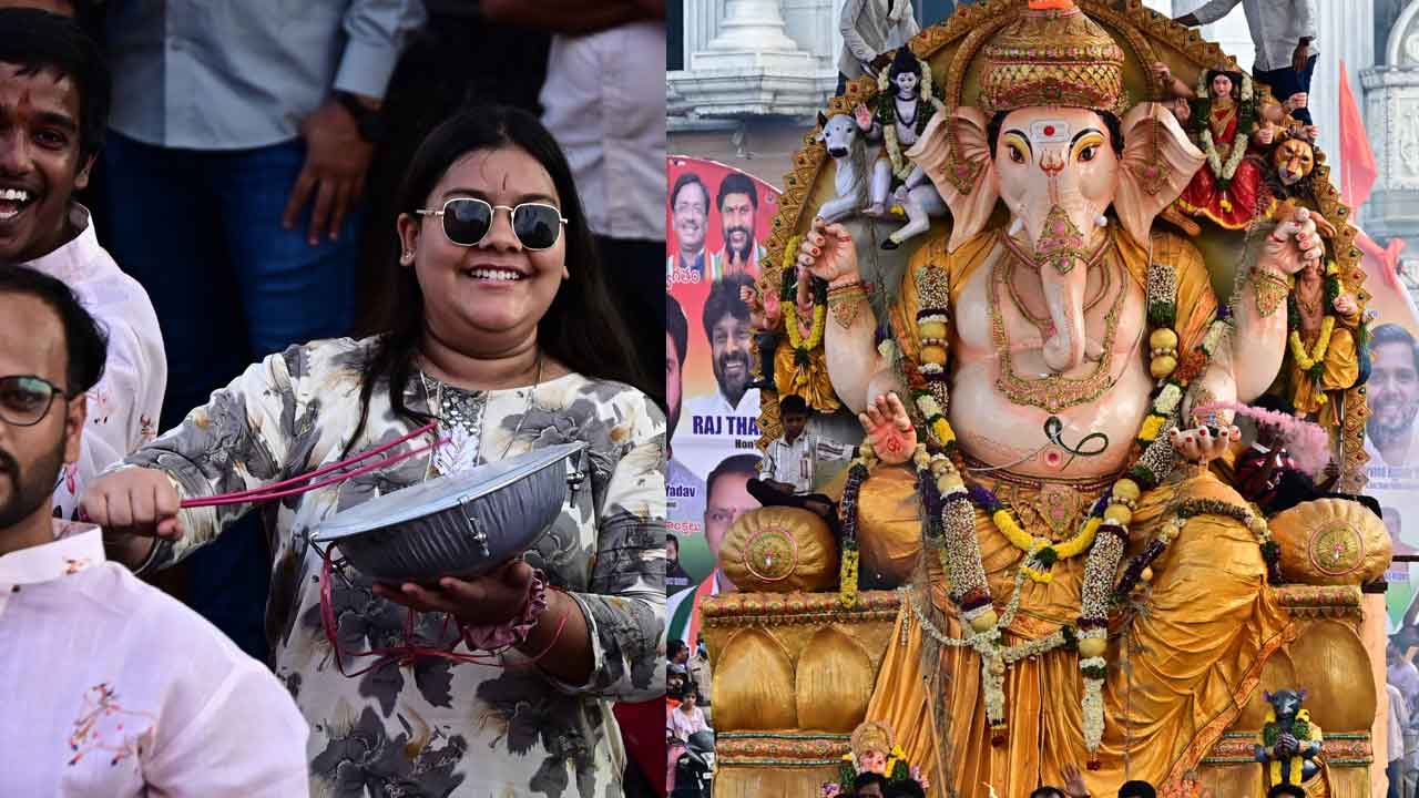 Ganesha Immersions Highlights: వావ్.. గణేష్ నిమజ్జనంలో అదరగొట్టేశారుగా..