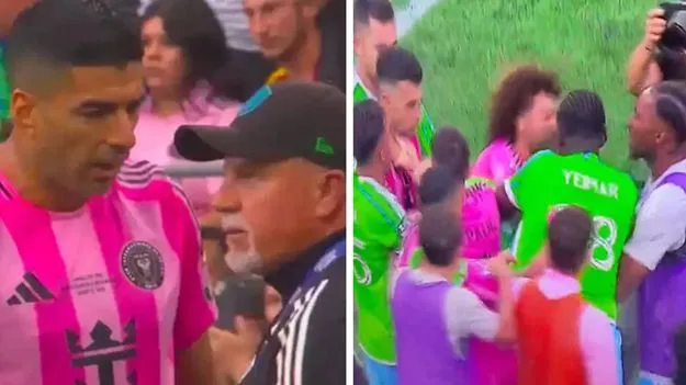 Luis Suarez spits: కోచ్‌పై ఉమ్మేసిన మియామి ఆటగాడు.. లీగ్స్ కప్ ఫైనల్‌లో ఉద్రిక్తతలు..