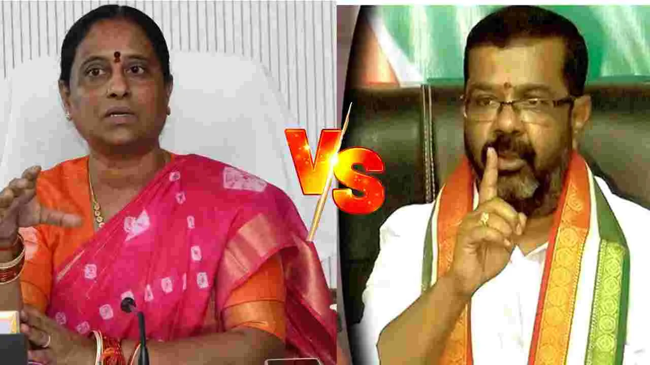 Konda Surekha: వరంగల్‌‌ కాంగ్రెస్‌లో రచ్చ.. మంత్రి కొండా వర్సెస్ ఎమ్మెల్యే నాయిని