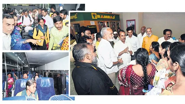 Renigunta: నేపాల్‌ నుంచి రేణిగుంట చేరుకున్న 40 మంది