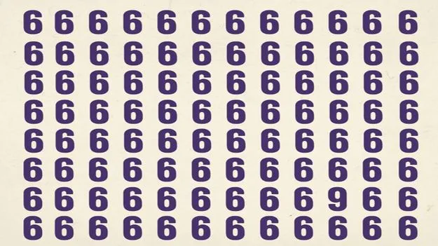 Optical Illusion Test: మీది డేగ చూపు అయితే.. ఈ  6ల మధ్య 9ని 5సెకెన్లలో కనిపెట్టండి..