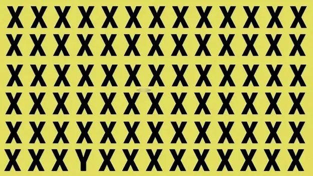 Optical Illusion Test: మీ దృష్టికి పరీక్ష.. ఈ Xల మధ్యనున్న Yను 6 సెకెన్లలో కనిపెట్టండి..