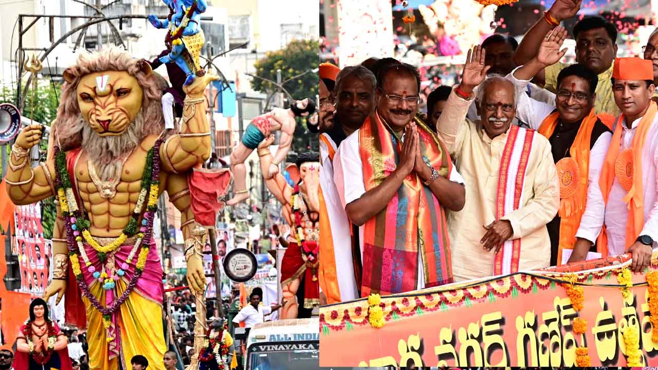 Ganesha Immersions Highlights: వావ్.. గణేష్ నిమజ్జనంలో అదరగొట్టేశారుగా..