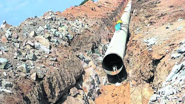 నత్తనడకన ఎత్తిపోతల పనులు