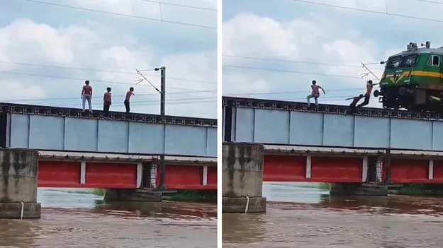 Dangerous Reel Video: రీల్స్ కంటే ప్రాణాలు ఎక్కువా.. ఈ పిల్లల తీరు చూస్తే భయపడాల్సిందే..