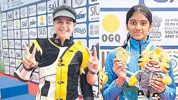 Gold at ISSF Junior World Cup: అనుష్క డబుల్‌