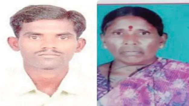 బైకును కారు ఢీకొని.. త ల్లీకొడుకుల మృతి