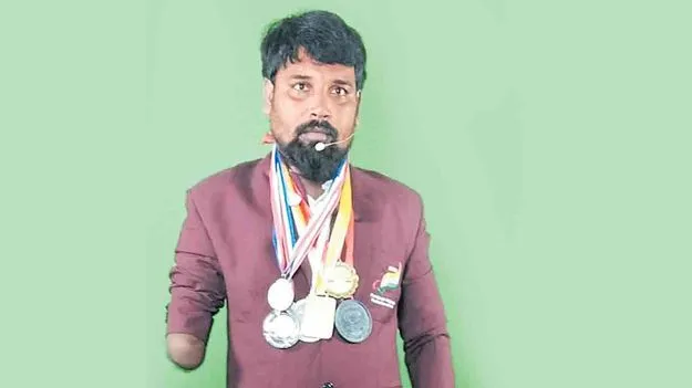 Para Sports India: భారత పారా త్రోబాల్‌ కెప్టెన్‌గా మహేష్‌