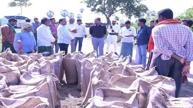 Peddapalli:  ధాన్యాన్ని త్వరగా కొనుగోలు చేయాలి