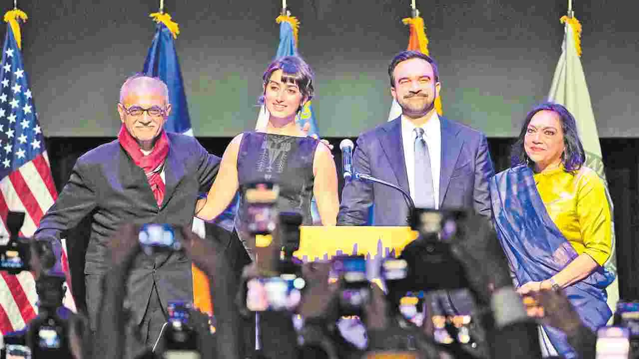 Indian American Leaders : న్యూయార్క్‌ మేయర్‌గా జోహ్రాన్‌ మమ్దానీ