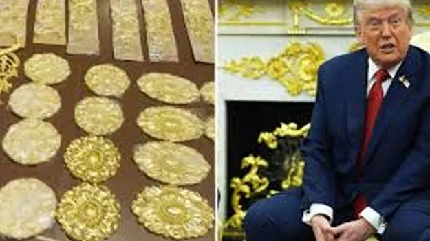 US President Donald Trump: శ్వేత సౌధం.. స్వర్ణమయం!