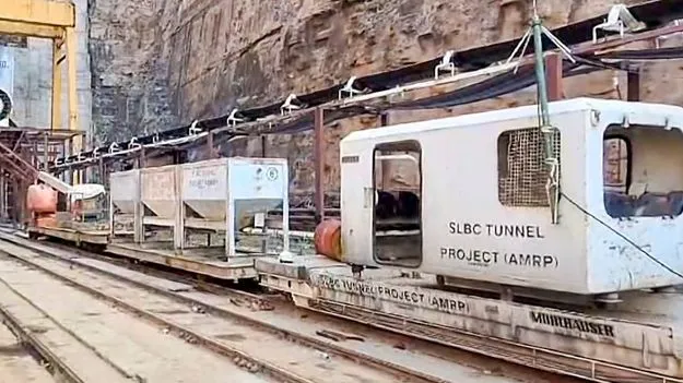 SLBC Tunnel: నేటి నుంచి హెలికాప్టర్‌ సర్వే 