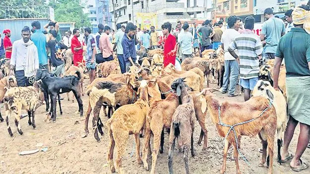 వారపు సంతలకు దసరా తాకిడి