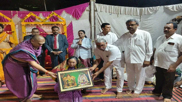  మహానందిలో హైకోర్టు న్యాయమూర్తి పూజలు    