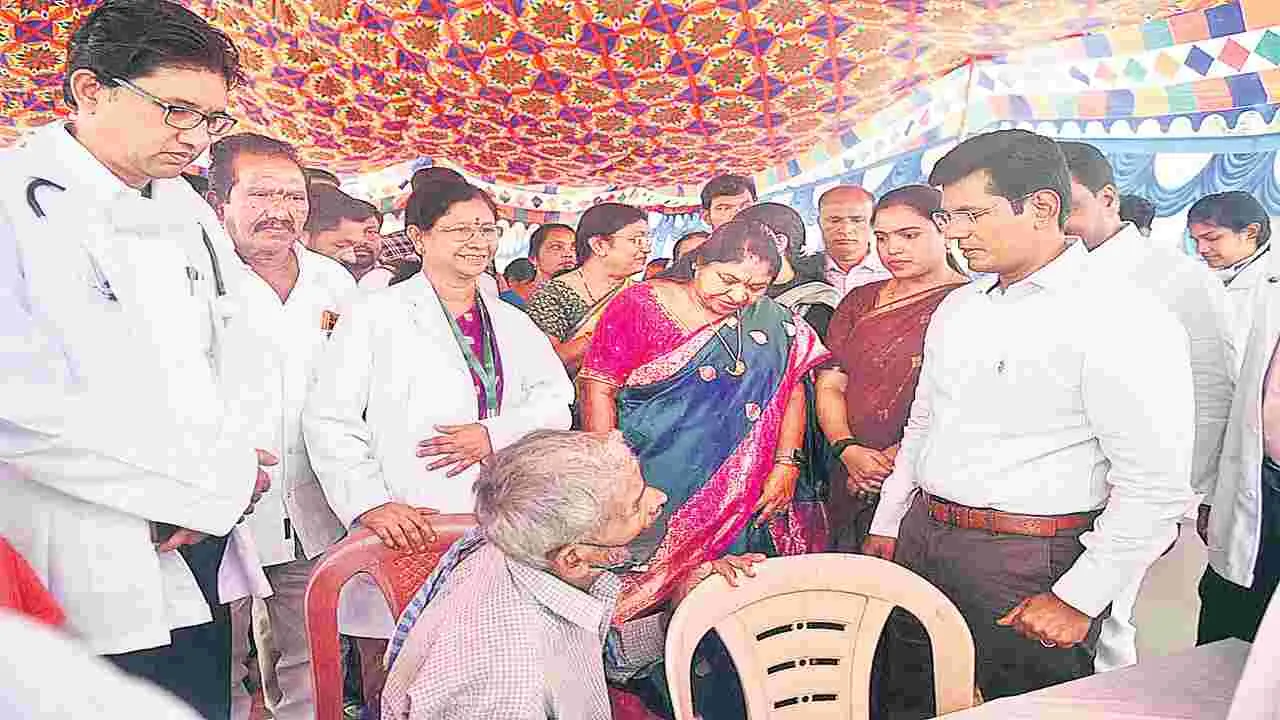 స్వస్థ్ నారీ వైద్య శిబిరానికి విశేష స్పందన