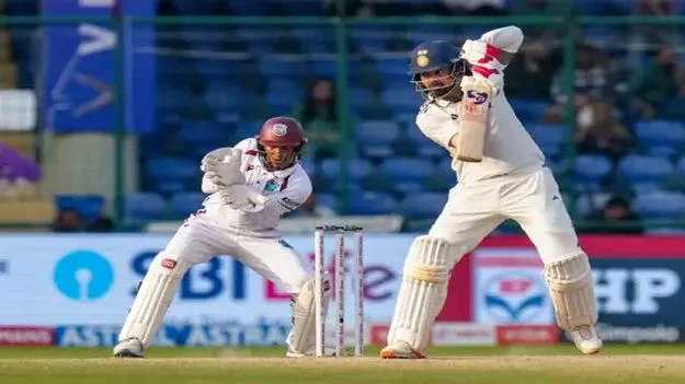 IND VS WI 2nd Test: నాలుగో రోజు ముగిసిన ఆట..భారత్ స్కోర్ 63/1