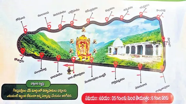 ఫణిగిరి ప్రదక్షిణ రేపు