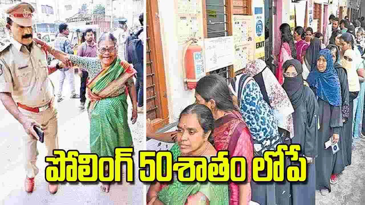 Jubilee Hills assembly bypoll concluded peacefully: పోలింగ్‌ 50శాతం లోపే