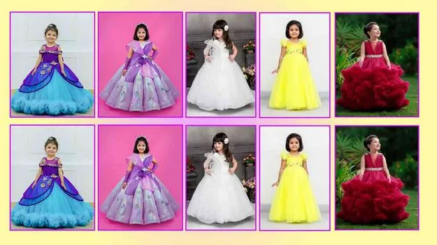 Trendy Princess Gowns: చిట్టిపొట్టి ప్రిన్సెస్‌