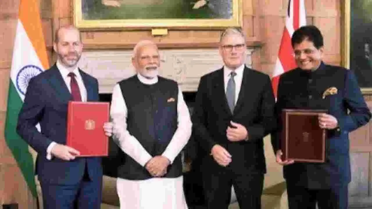 UK India Trade Deal:: బ్రిటన్‌కు ఆపన్నహస్తం