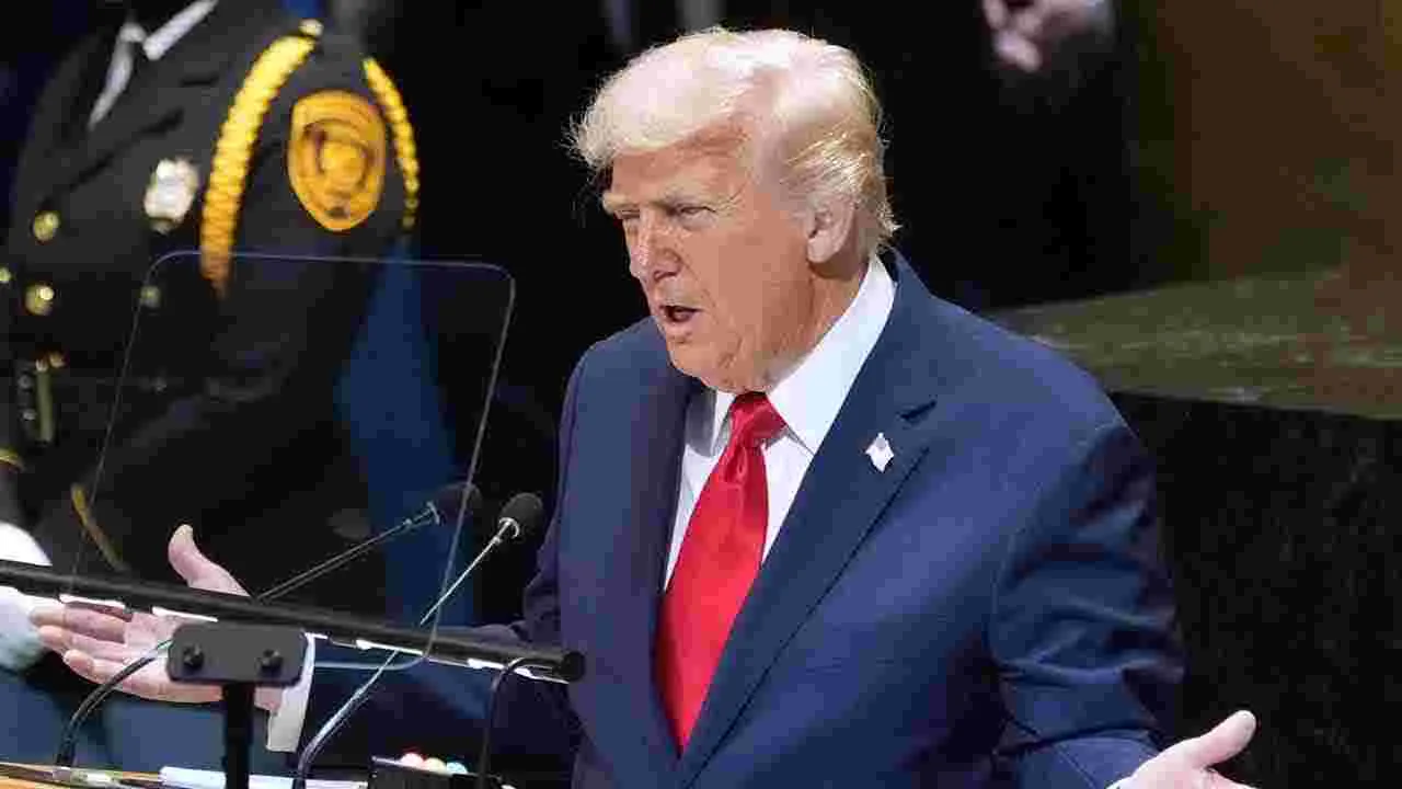 Trump speech: ట్రంప్ నోట అదేమాట