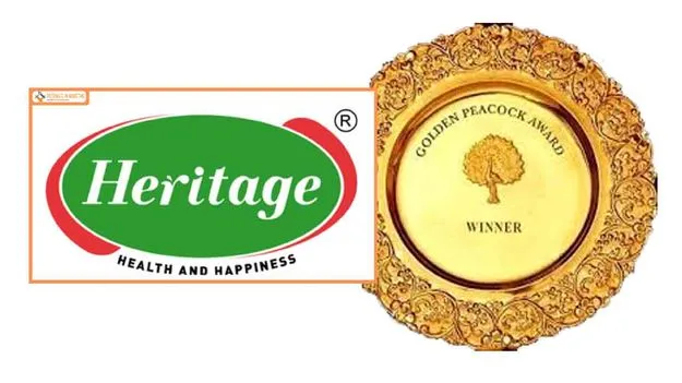 Heritage Foods Awarded Golden Peacock: హెరిటేజ్‌ ఫుడ్స్‌కు గోల్డెన్‌ పీకాక్‌ అవార్డు