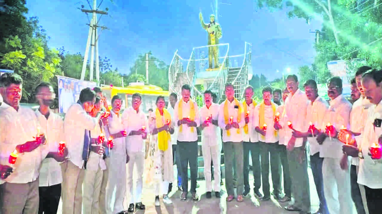 TDP: తాడేపల్లి డైరెక్షనలోనే అంబేడ్కర్‌ విగ్రహానికి నిప్పు